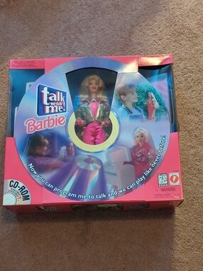 Talk With Me Barbie Doll in Pink Outfit New SALE